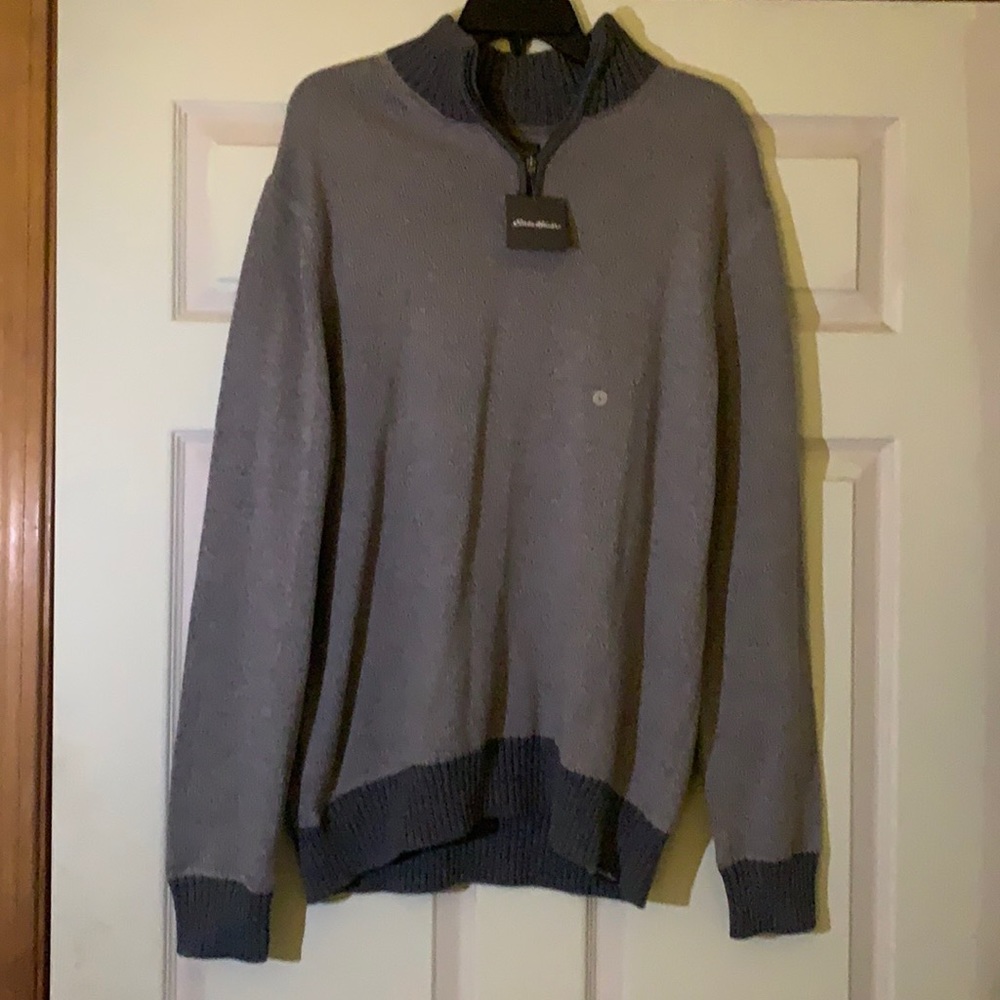 NWT Eddie Bauer Pull Over Zip up Sweater